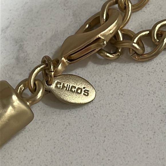 Adorable Gold Plated Statement Necklace with Beads - Picture 6 of 8